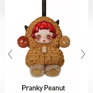 Pop Mart Skull Panda Pranky Peanut Plush Toy - Brown